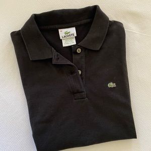 Ladies, black Lacoste shirt size 40/8